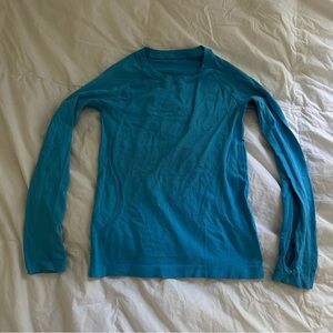Amazon Women's Long Sleeve Tee - Blue